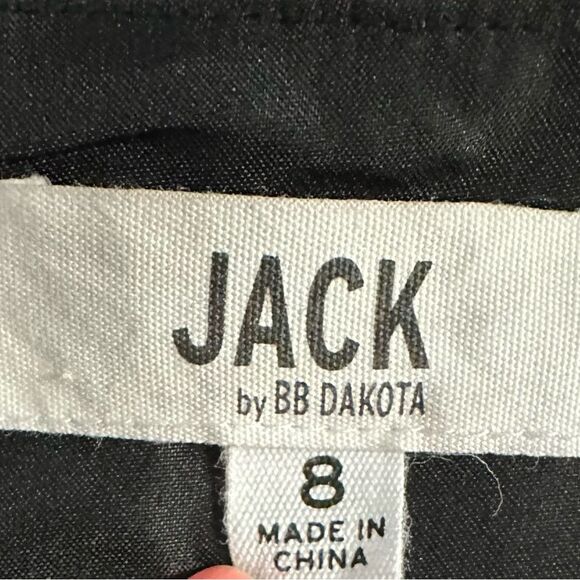 Jack by BB Dakota Magic Hour Black Embroidered Midi Dress Size 8 - Picture 11 of 13